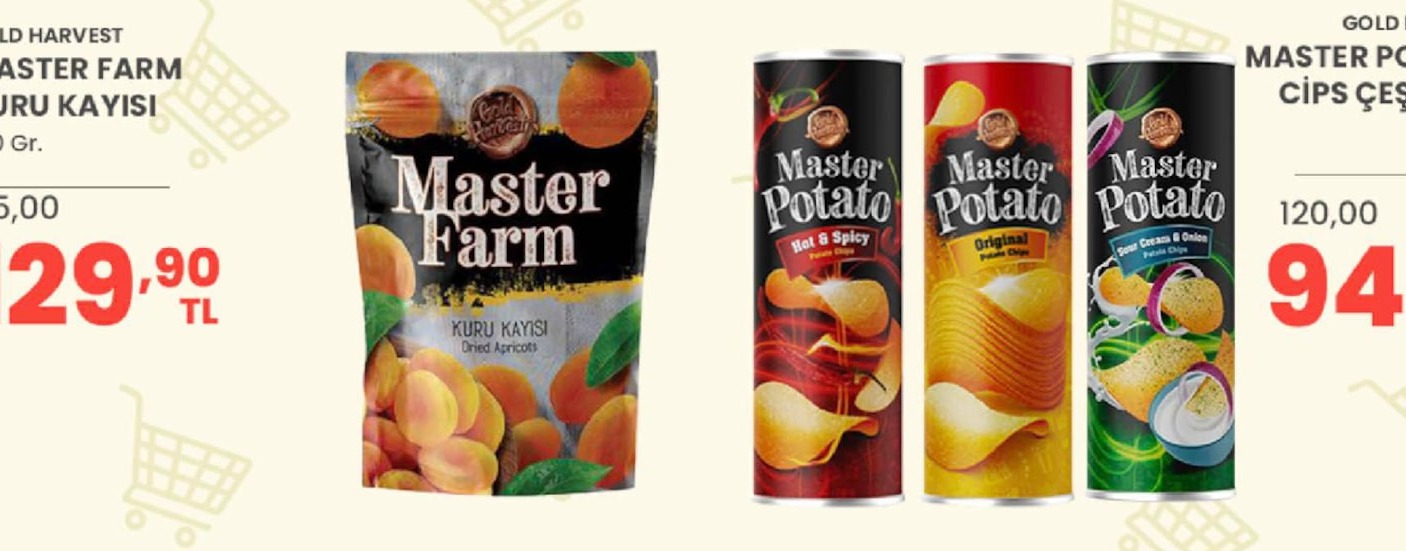 Gold Harvest Master Farm Kuru Kayisi Dried Apricots