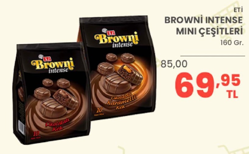 Eti Browni Intense Mini Çeşitleri 160 Gr