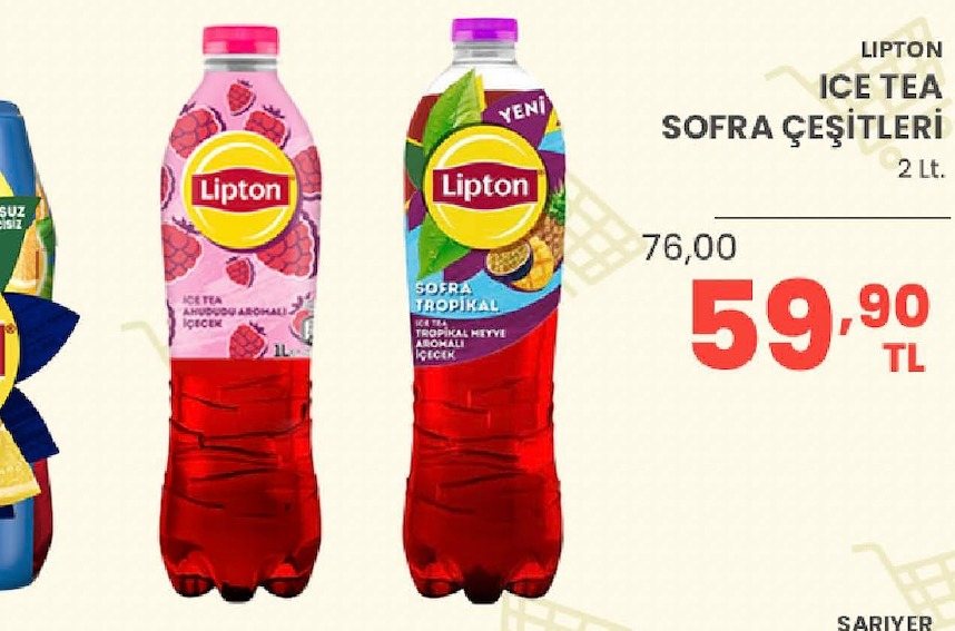 Lipton Ice Tea Sofra Çeşitleri 2 Lt