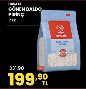 Hasata Gonen Baldo Pirinc 2Kg