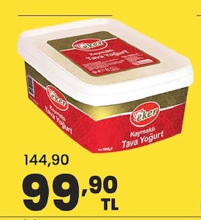 Teker Kaymakli Tava Yoğurt 1000G