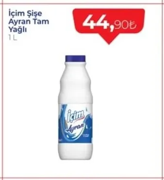 İçim Şişe Ayran Tam Yağlı 1 L