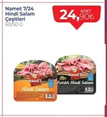 Namet 7/24 Hindi Salam Çeşitleri 60/50 G