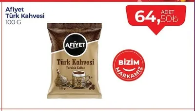 Afiyet Türk Kahvesi 100 G