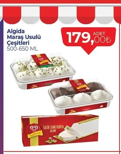 Algida Maraş Usulü Çeşitleri 500-650 Ml