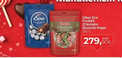 Ülker Ece Fındıklı/Çikolatin İkramlık Poşet 350 G