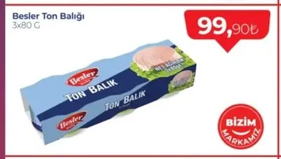 Besler Ton Balığı 3X80 G