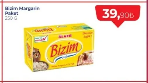 Bizim Margarin Paket 250 G
