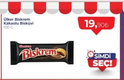 Ülker Biskrem Kakaolu Bisküvi 100 G