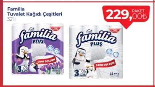 Familia Tuvalet Kağıdı Çeşitleri 32'Li