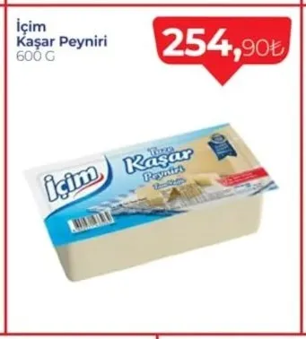 Içim Kaşar Peyniri 600 G