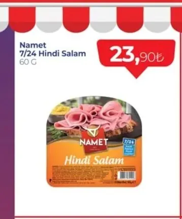 Namet 7/24 Hindi Salam 60 G