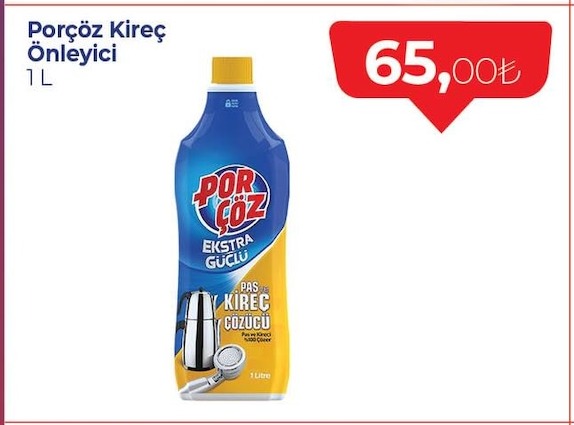 Porçöz Kireç Önleyici 1 L