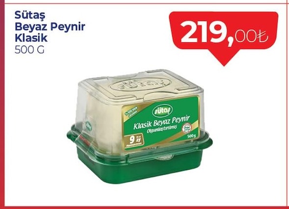 Sütaş Beyaz Peynir Klasik 500 G