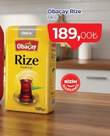 Obaçay Rize Siyah Çay 1Kg