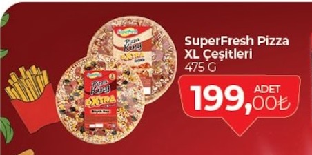 Superfresh Pizza Xl Çeşitleri 475G