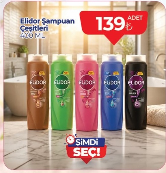 Elidor Sampuan Çeşitleri 400 Ml