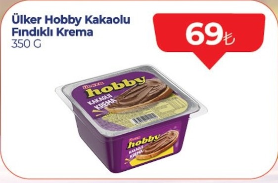Ülker Hobby Kakaolu Fındıklı Krema 350G