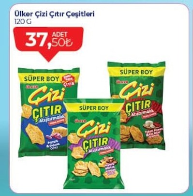 Ulker Cizi Citir Cesitleri 120 G