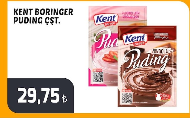 Kent Beringer Puding Çşt.