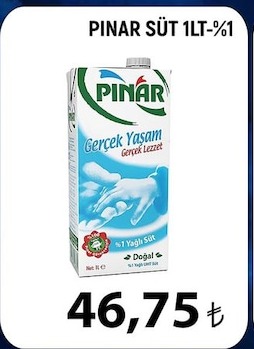 Pınar Süt 1Lt-%1