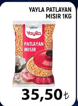 Yayia Patlayan Mısır 1Kg