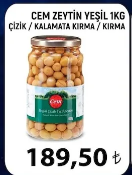 Cem Zeyti̇n Yeşi̇l 1Kg