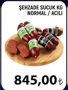 Şehzade Sucuk Kg Normal / Acili