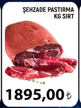 Şehzade Pastırma Kg Sırt