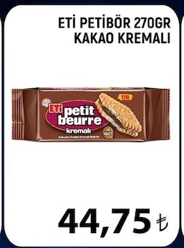 Eti Petibör 270Gr Kakao Kremali