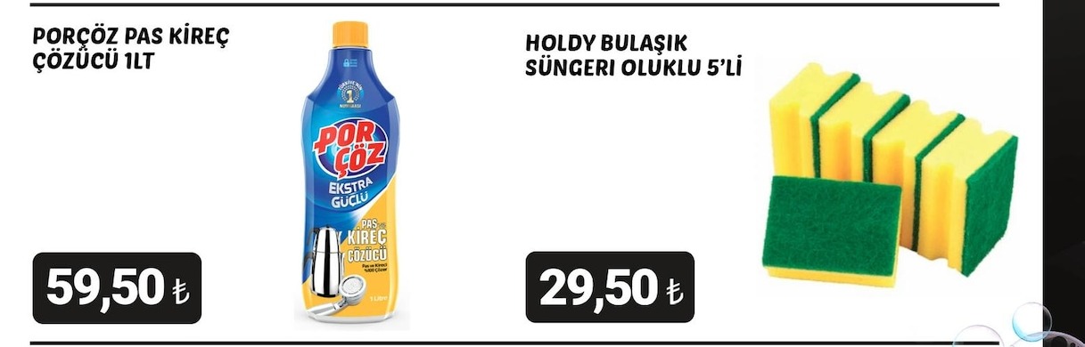 Porçöz Pas Kireç Çözücü 1 Lt