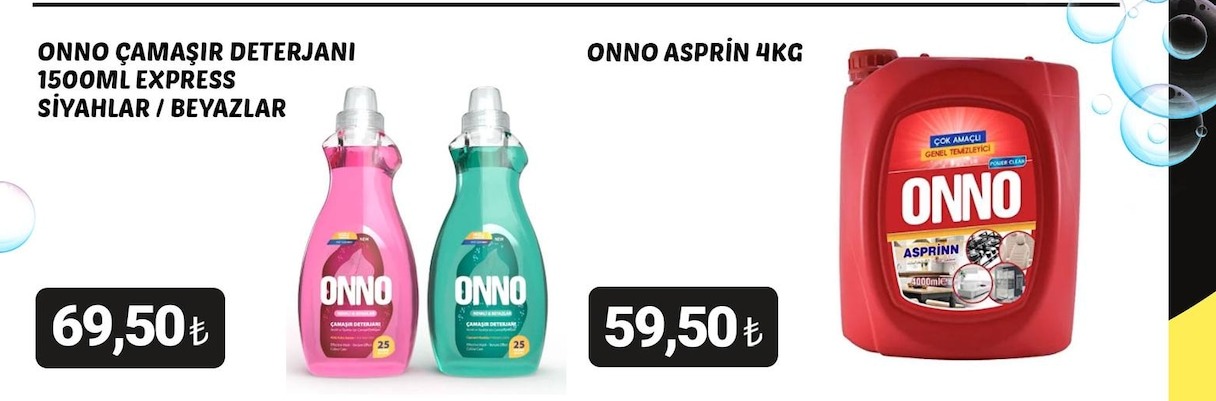 Onno Çamaşır Deterjanı 1500 Ml Express