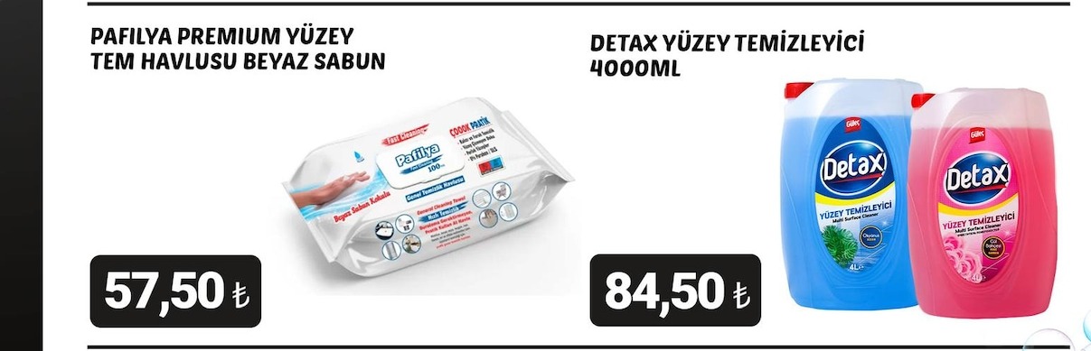 Pafilya Premium Yüzey Tem Havlusu Beyaz Sabun