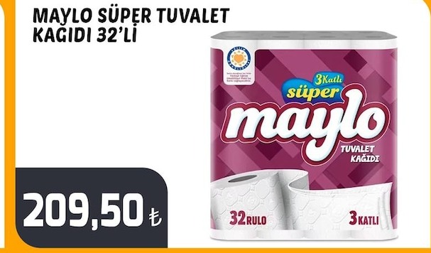 Maylo Süper Tuvalet Kağıdı 32'Li