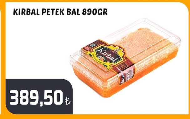 Kirbal Petek Bal 890Gr