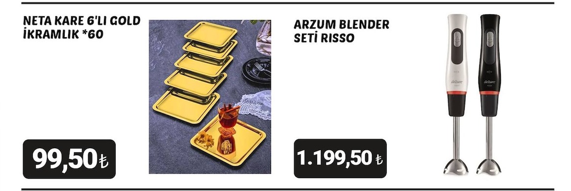 Neta Kare 6'Li Gold İkramlık *60