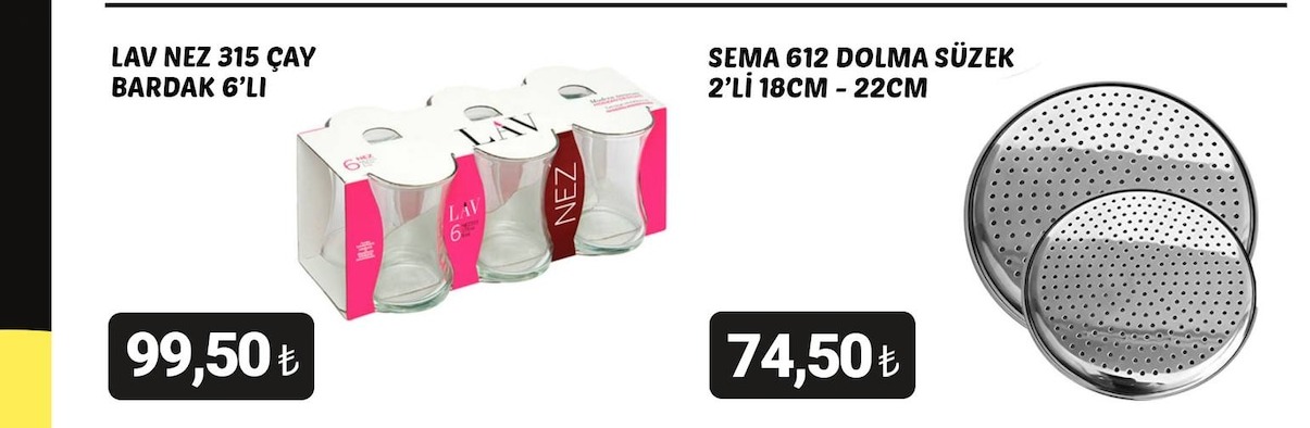 Lav Nez 315 Çay Bardak 6'Lı