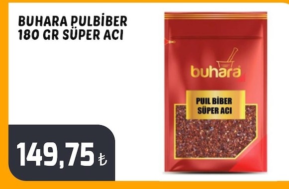 Buhara Pulbiber Süper Acı 180G