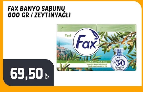 Fax Banyo Sabunu 600 Gr Zeytinyağlı