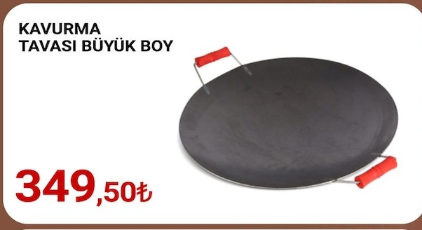 Kavurma Tavasi Buyuk Boy