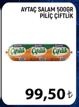 Aytaç Salam 500Gr Piliç Çiftlik