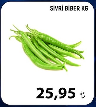 Sivri Biber Kg