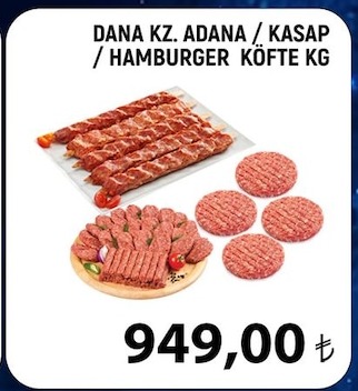 Dana Kz. Adana / Kasap / Hamburger Köfte Kg