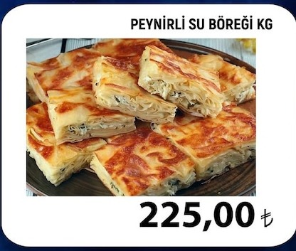 Peynirli Su Boregi Kg