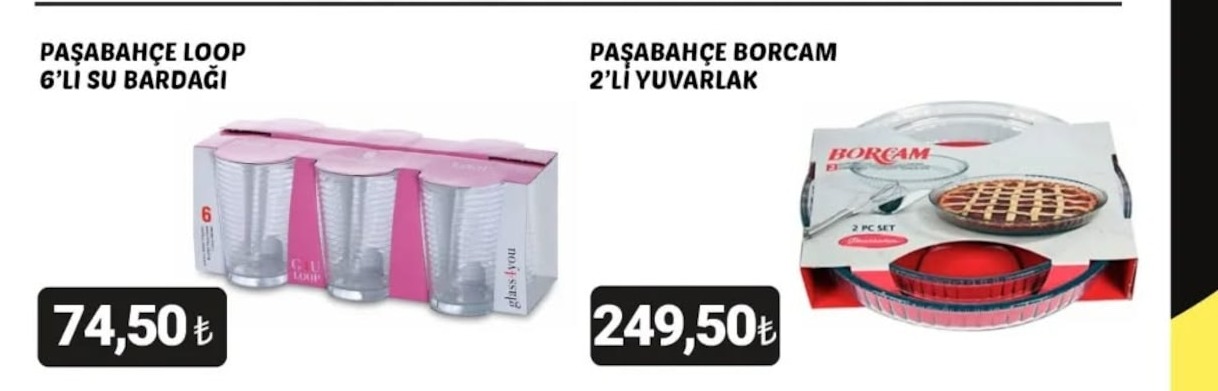 Paşabahçe Loop 6'Lı Su Bardağı