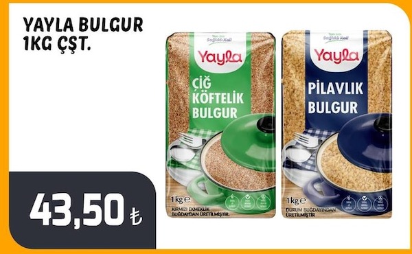 Yayla Bulgur 1Kg