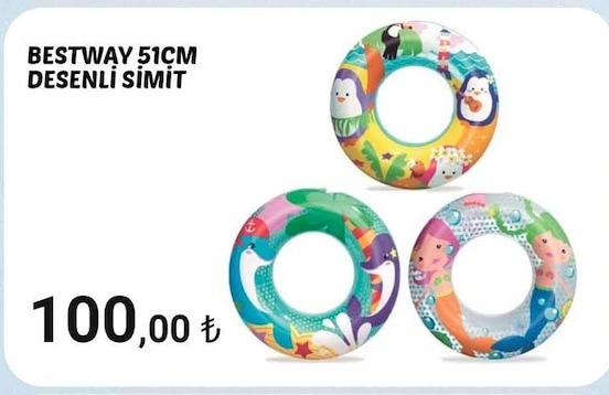 Bestway 51Cm Desenli Simit