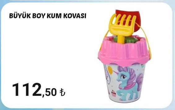 Büyük Boy Kum Kovasi