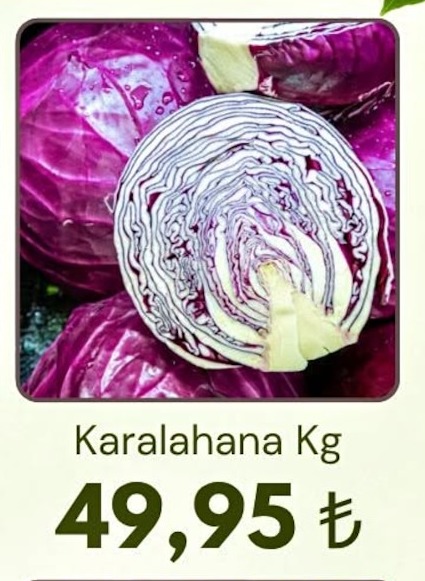 Karalahana Kg