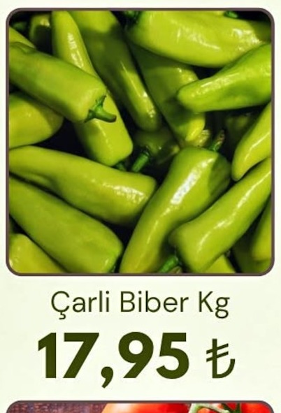 Çarli Biber Kg